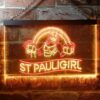 St. Pauli Girl Beer Girl LED Neon Sign