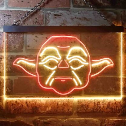 Star Wars Yoda Face LED Neon Sign neon sign LED