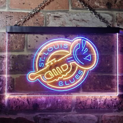 St Louis Blues Alternate LED Neon Sign neon sign LED