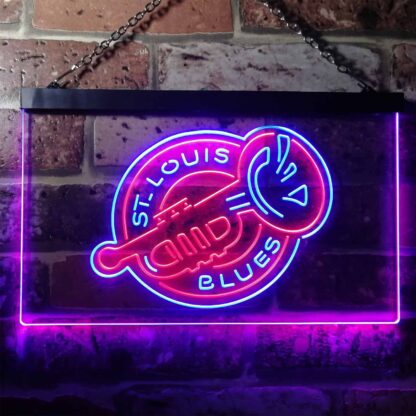 St Louis Blues Alternate LED Neon Sign neon sign LED