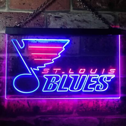 St Louis Blues Logo 2 LED Neon Sign neon sign LED