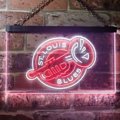 St Louis Blues Alternate LED Neon Sign neon sign LED