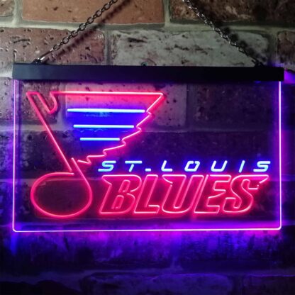 St Louis Blues Logo 2 LED Neon Sign neon sign LED