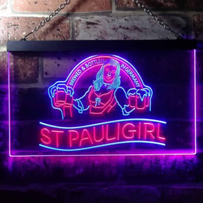 St. Pauli Girl Beer Girl LED Neon Sign neon sign LED