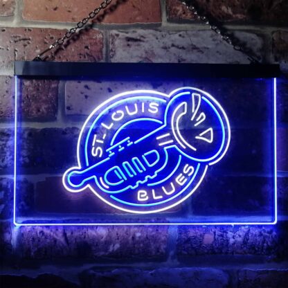 St Louis Blues Alternate LED Neon Sign neon sign LED