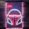 Star Wars Boba Fett Helmet LED Neon Sign