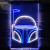 Star Wars Boba Fett Helmet LED Neon Sign