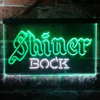 Shiner Bock Banner 1 LED Neon Sign neon sign LED