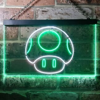 Super Mario Bros. Mushroom LED Neon Sign neon sign LED