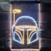Star Wars Boba Fett Helmet LED Neon Sign