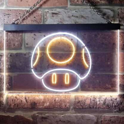 Super Mario Bros. Mushroom LED Neon Sign neon sign LED