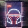 Star Wars Boba Fett Helmet LED Neon Sign