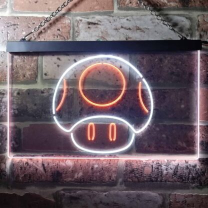 Super Mario Bros. Mushroom LED Neon Sign neon sign LED