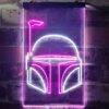 aStar Wars Boba Fett Helmet LED Neon Sign