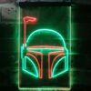 Star Wars Boba Fett Helmet LED Neon Sign